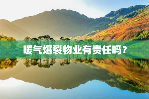 暖气爆裂物业有责任吗？