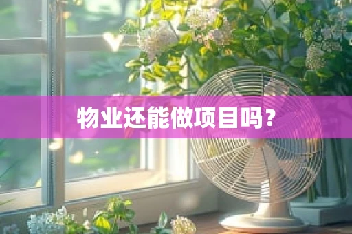 物业还能做项目吗？
