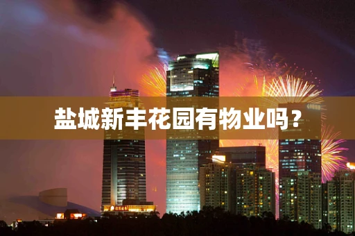 盐城新丰花园有物业吗？
