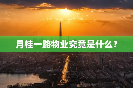月桂一路物业究竟是什么？