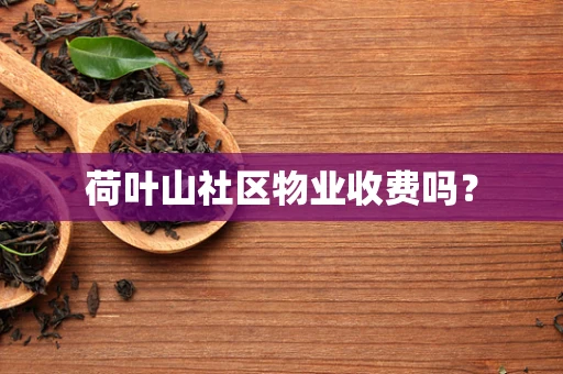 荷叶山社区物业收费吗？