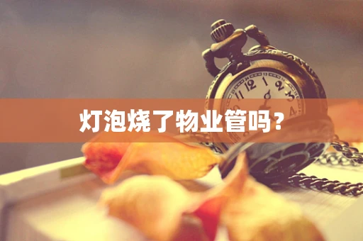 灯泡烧了物业管吗？