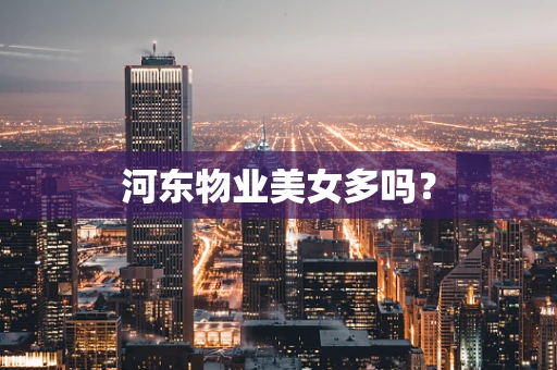 河东物业美女多吗？