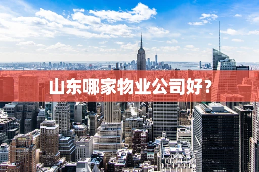 山东哪家物业公司好？