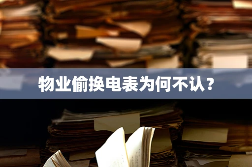 物业偷换电表为何不认？