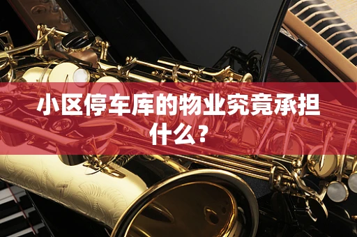 小区停车库的物业究竟承担什么？