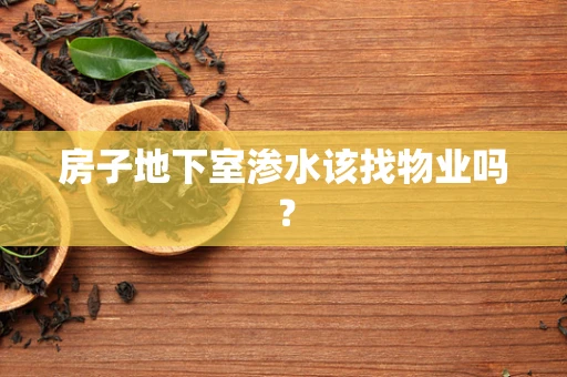 房子地下室渗水该找物业吗？