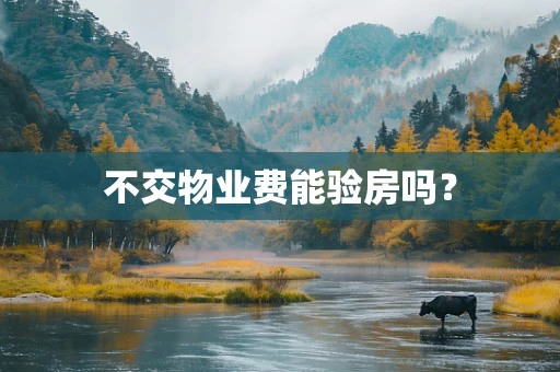 不交物业费能验房吗？