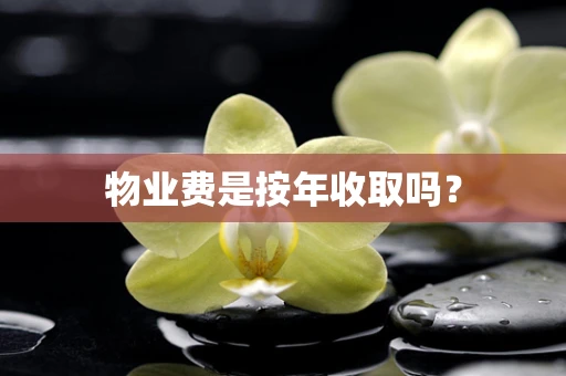 物业费是按年收取吗？