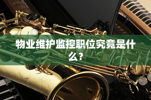 物业维护监控职位究竟是什么？