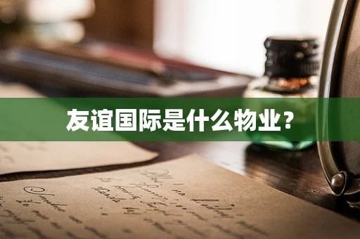 友谊国际是什么物业？