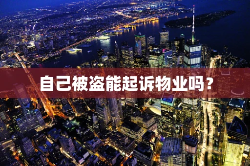 自己被盗能起诉物业吗？